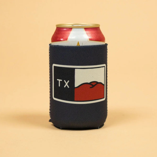 Hill Country Flag Can Sleeve | Navy | Texas Hill Country Provisions