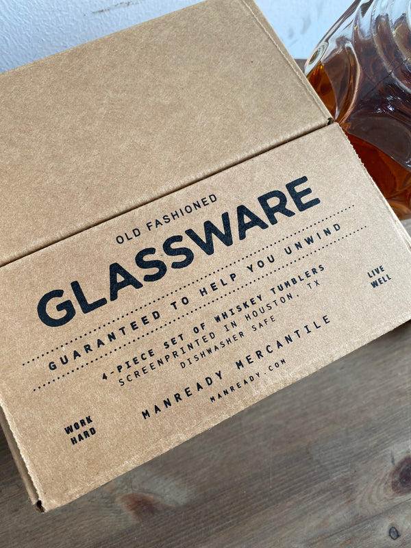 Old Fashioned Glassware | Houston Home Plate | Manready Mercantile