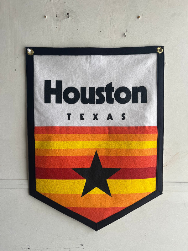 Camp Flag | Houston Home Plate | Oxford Pennant x Manready Mercantile