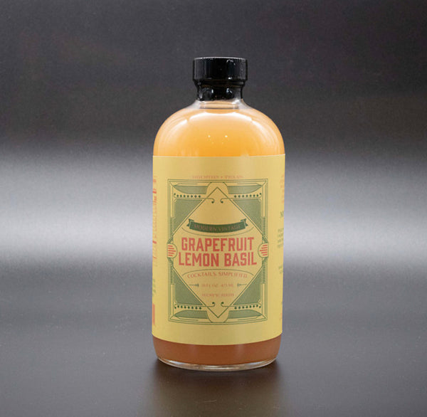 Grapefruit Lemon Basil Mixer | Modern Vintage Cocktail