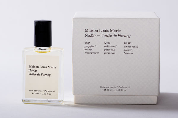 No.09 Perfume Oil | Vallee de Farney | Maison Louis Marie - Manready Mercantile