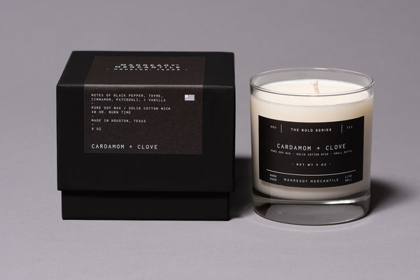 The Bold Series Soy Candle | Cardamom + Clove | Manready Mercantile - Manready Mercantile