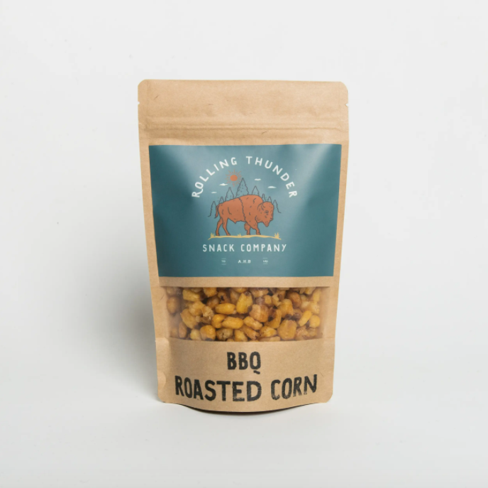 BBQ Roasted Corn Snack | Rolling Thunder Snack Company