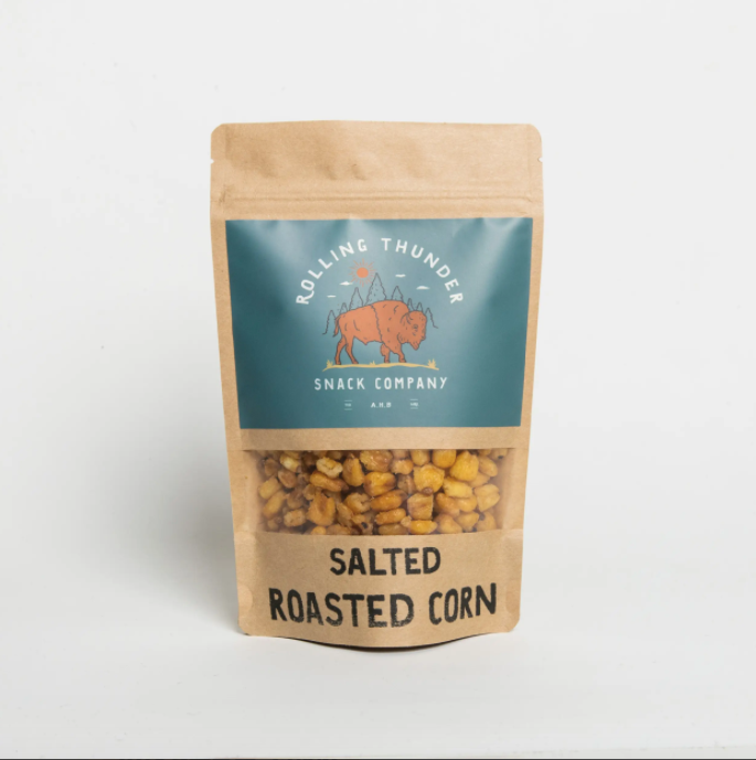 Salted Roasted Corn Snack | Rolling Thunder Snack Company