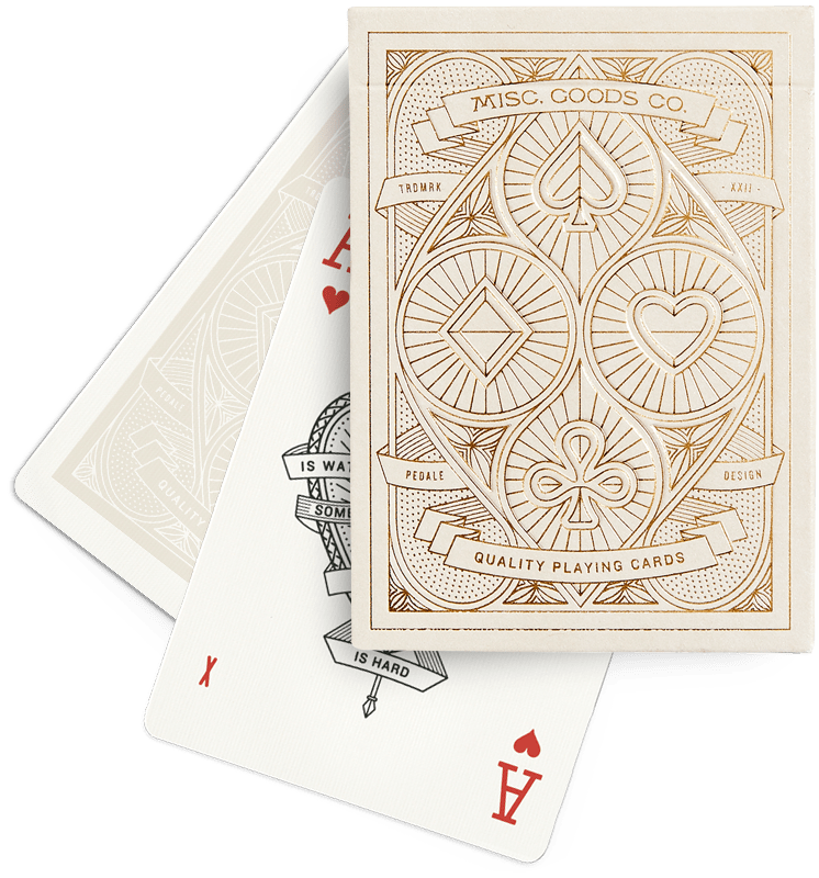 Ivory Playing Cards | Misc. Goods Co.