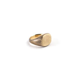 Signet Ring in Brass | Work Patina | Studebaker Metals