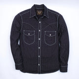 Packard Shirt | Black Stripe | Freenote Cloth