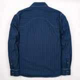 Packard Shirt | Indigo Stripe | Freenote Cloth