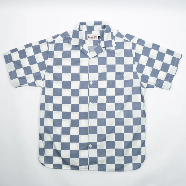 Hawaiian Shirt | Slate Check | Freenote Cloth