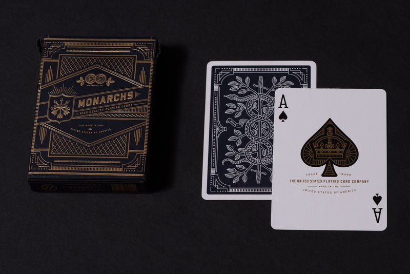 Monarch Playing Cards | Navy | Theory 11 - Manready Mercantile